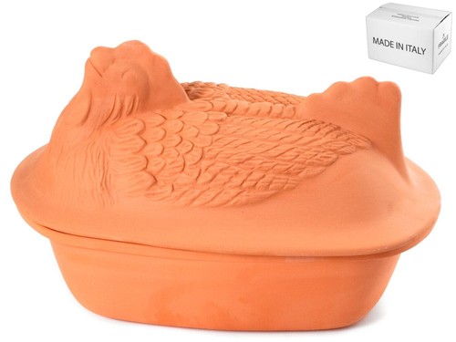 Cuocipollo ceramica creta - cuocipollo, 'creta'