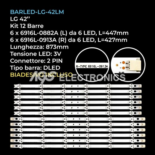 Kit barre strip led lg - kit,