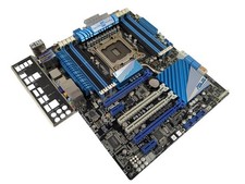 Scheda madre ASUS P9X79 PRO LGA2011 DDR3 ATX con CPU i7 3820 e staffa di protezione I/O