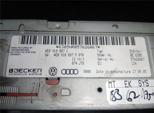 Navigatore audi avant 4f5 - audi, a6
