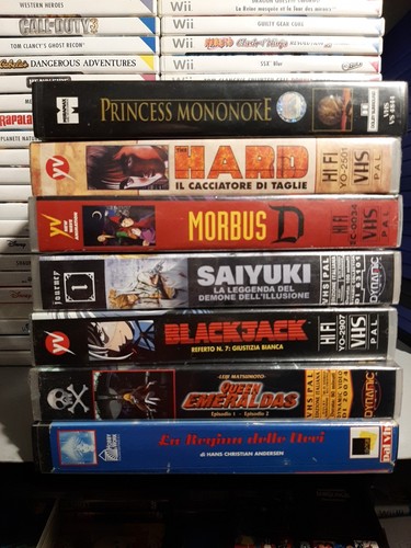 Vhs lotto manga - vhs,