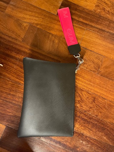 Pochette gum nera - pochette, fucsia