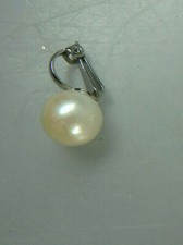 Ciondolo a catena con grande perla Swarovski Elements - NUOVO MAI INDOSSATO (62872)