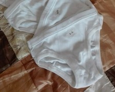 4 SLIP INTIMO BIMBO IN COTONE