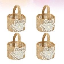  4 Pcs Wedding Favors Cestino