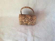 borsa in vera pelle di pitone