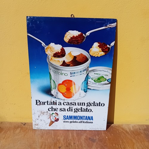 Insegna tabella gelati - insegna,
