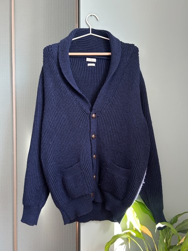 Cardigan munrospun blu navy - cardigan,