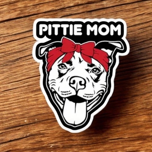 Decalcomania pittie mom - decalcomania,