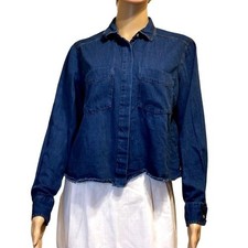 Camicia denim donna manica
