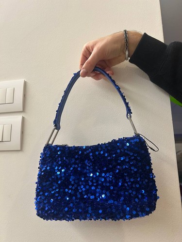 Borsa baguette pull bear blu - borsa,