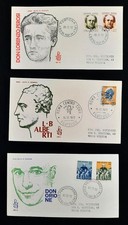 Buste Primo Giorno Francobolli Perosi Alberti Don Orione