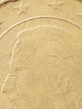 RARA MONETA 20 CENTESIMI EURO 2000 BELGIO CON  ERRORE DI CONIO bem3