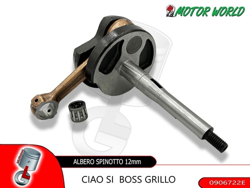 Albero motore spinotto 12mm - albero,
