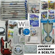 NINTENDO WII - GIOCHI E ACCESSORI A SCELTA NUOVI E USATI