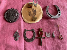 RARO LOTTO AMULETI vintage per fertilità e fortuna: alcuni in argento - anni 70!!!