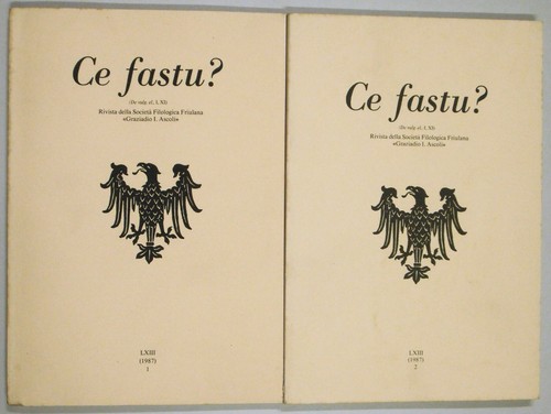 Friuli fastu filologica - friuli,