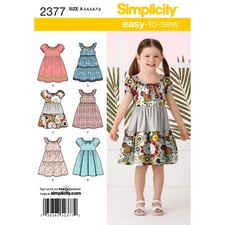 Simplicity 2377 Bambini Abiti