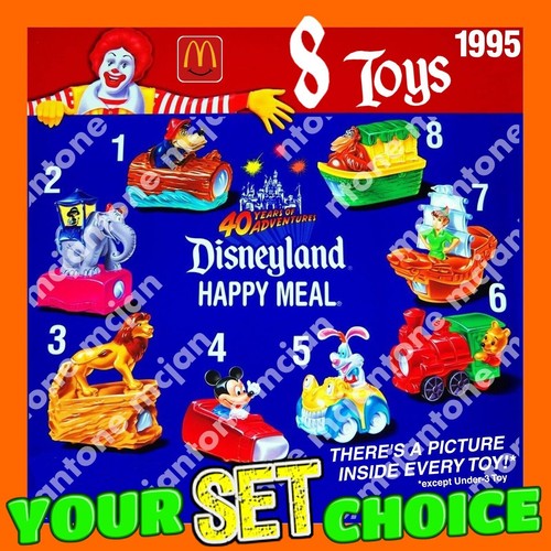 Set mcdonald 1995 - 8, mcdonald's