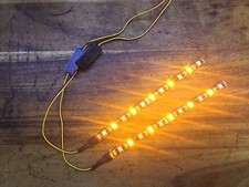 2x 8" WHITE AMBER SWITCHBACK