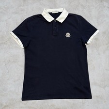 Polo donna Moncler media blu