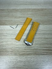 22mm Rally Leather Strap for TAG Heuer Carrera | w/ FC5030 Deployment Clasp