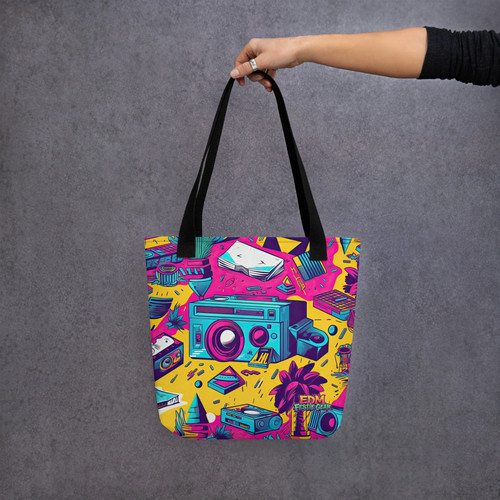 Borsa tote retrò per