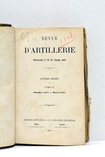 Revue d'artillerie Tome XI  Planches Paris 1878