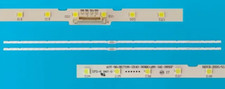 KIT 2 BARRE 40 LED PER TV 55" SAMSUNG UN55NU7 UN55RU7 UE55NU7093U UE55RU7175UXZT