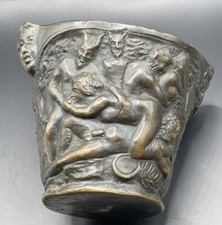Mortaio Vaso Antico Scena