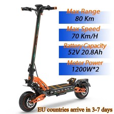 Dual Motor 48V 52V 20.8AH