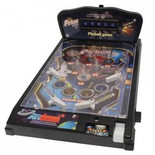 FLIPPER PINBALL ELETTRICO PORTATILE GIOCO DA TAVOLO CON LUCI SUONI Q-YX30
