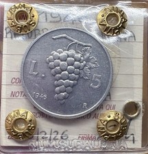 REPUBBLICA ITALIANA 5 LIRE UVA