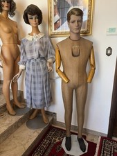 Uomo Manichino Antico Originale Biondi Manichini Stupendo