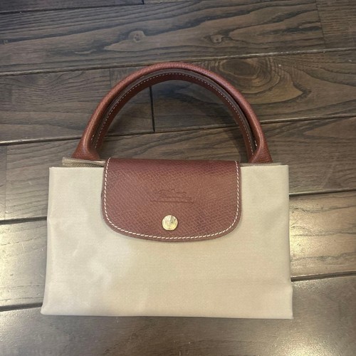 Longchamp pliage beige - longchamp,