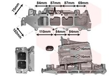 Intercooler VAN WEZEL 58004361