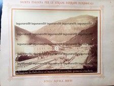Albumina fine '800 con veduta
