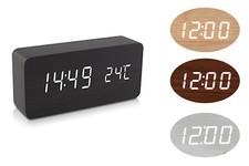 Orologio digitale legno