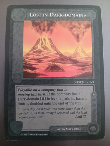Lost dark domains - -, meccg