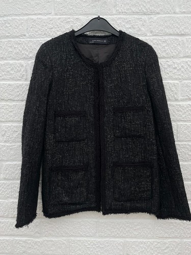 Giacca lunga zara nera - giacca,