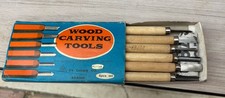 Set Utensili Per Intaglio Legno Vintage 6 Pezzi