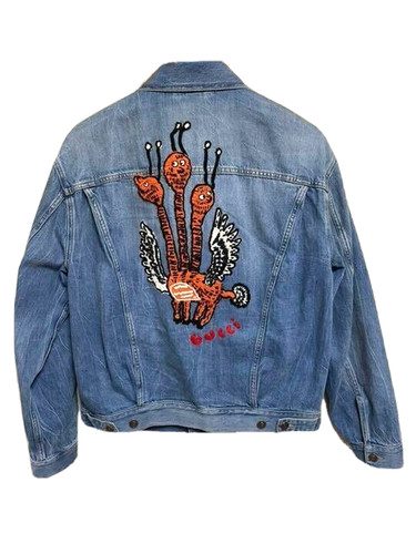 Giacca denim gucci - gucci, grafica