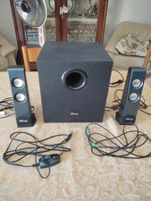 Set 2 Casse Altoparlanti + Subwoofer Trust nero