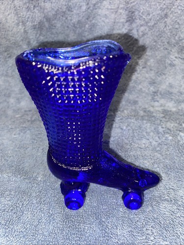 Scarpa vittoriana vetro - , blu