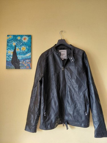 Giacca pelle uomo 2xl fodera - 2xl,