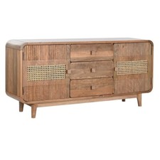 CASSETTIERA CREDENZA VINTAGE LEGNO MASSICCIO ANNI 60 BUFFET MOBILI cm 160x40H75
