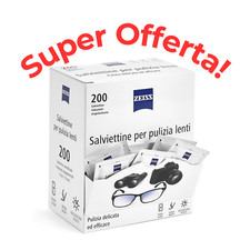 Zeiss Salviettine Pulizia Lenti 200 pezzi