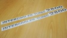 Decalcomanie Pajero Intercooler Turbo 2800 - Adatto a Mitsubishi Shogun Monte...