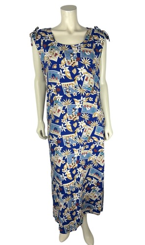 Maxi abito hawaiano vintage