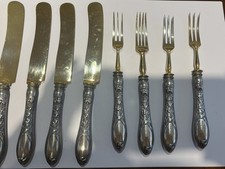 set forchette e coltelli tedeschi art deco